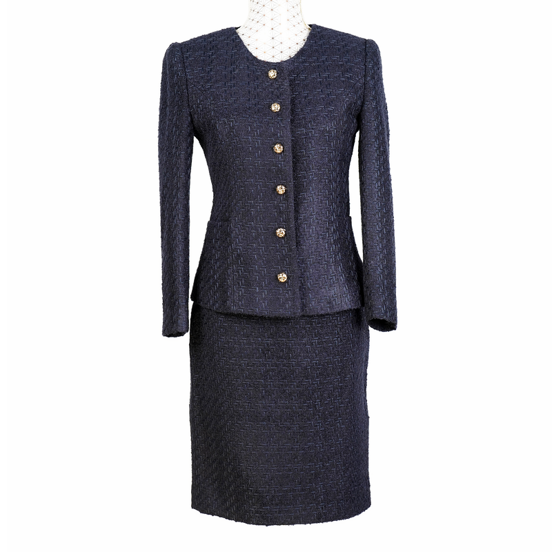 CBK Suit, New Chanel look Jakke - Navy