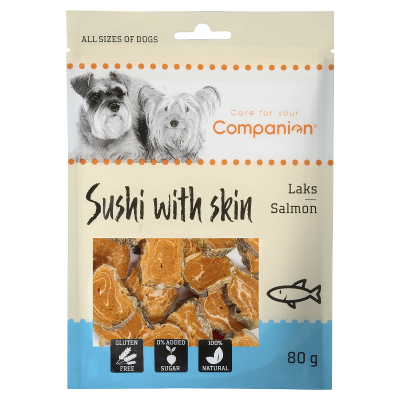 Companion Skin Wrapped Sushi - laks 80g